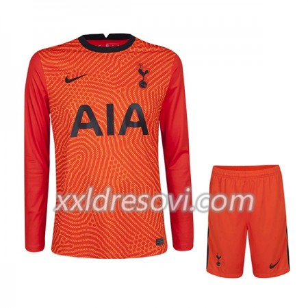 Tottenham Hotspur Golmanski Domaći Dječji Komplet Dresovi za Nogomet 2020-2021 Dugim Rukavima (+ kratke hlače)